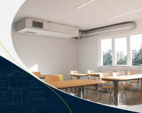 Komfovent modernizuje VZT jednotku Verso R 1000 FSA C5. Instalace ve &scaron;kol&aacute;ch je nyn&iacute; je&scaron;tě jednodu&scaron;&scaron;&iacute;