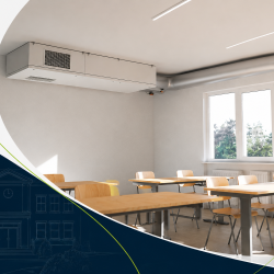 Komfovent modernizuje VZT jednotku Verso R 1000 FSA C5. Instalace ve školách je nyní ještě jednodušší
