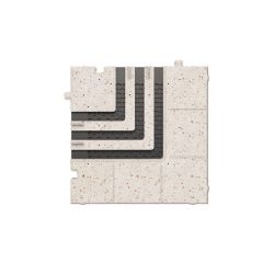 Rohový spojovací díl pro ERGOVENT LINEO PUZZLE 3S - 200 mm, 90° pravý úhel