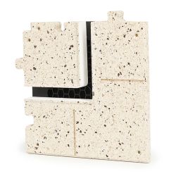 Rohový spojovací díl pro ERGOVENT LINEO PUZZLE - 200 mm, 90° pravý úhel