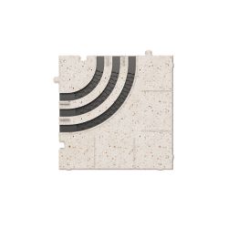 Rohový spojovací díl pro ERGOVENT LINEO PUZZLE 3S - 200 mm, oblý roh