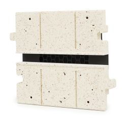 Rovný spojovací díl pro ERGOVENT LINEO PUZZLE - 200x200 mm