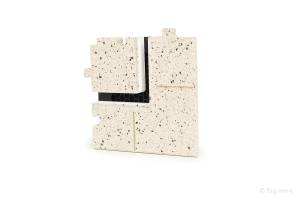Rohový spojovací díl pro ERGOVENT LINEO PUZZLE - 20 mm, 90° pravý úhel
