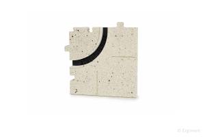 Rohový spojovací díl pro ERGOVENT LINEO PUZZLE - 20 mm, oblý roh