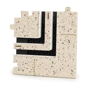 Rohový spojovací díl pro ERGOVENT LINEO PUZZLE 2S - 200 mm, 90° pravý úhel