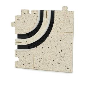 Rohový spojovací díl pro ERGOVENT LINEO PUZZLE 2S - 200 mm, oblý roh