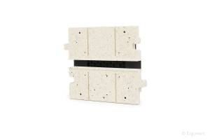 Rovný spojovací díl pro ERGOVENT LINEO PUZZLE - 20x200 mm